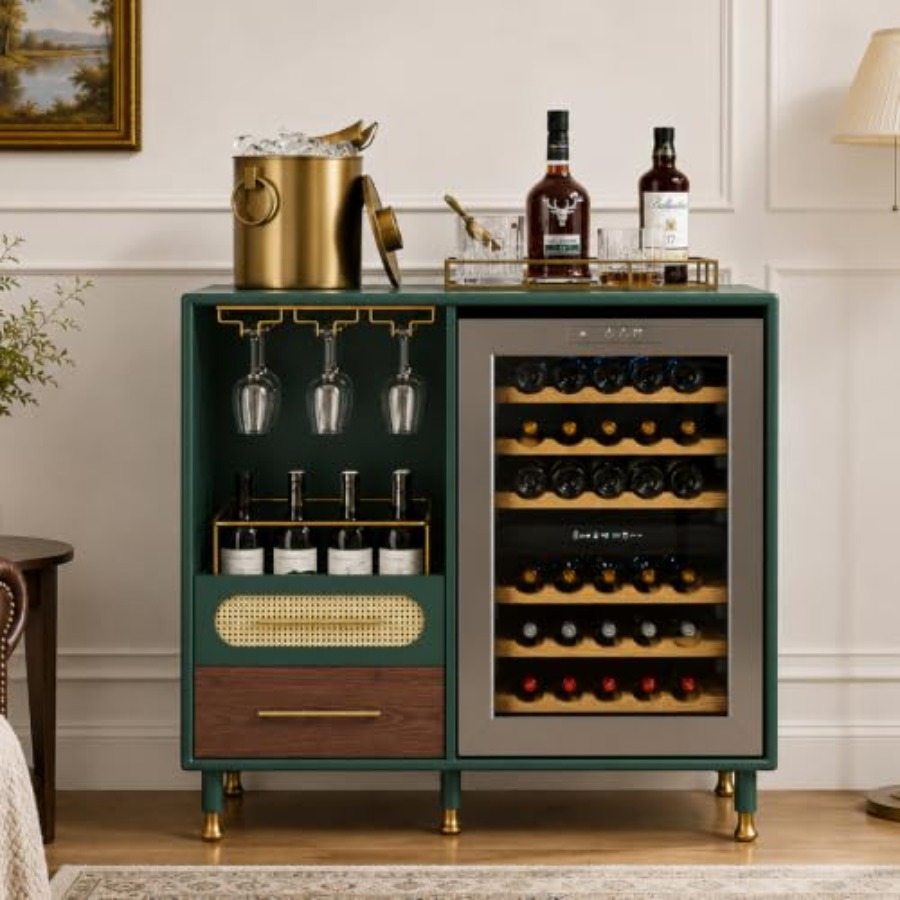 Home Bar And Fridge - Szafka barowa z miejscem na mini