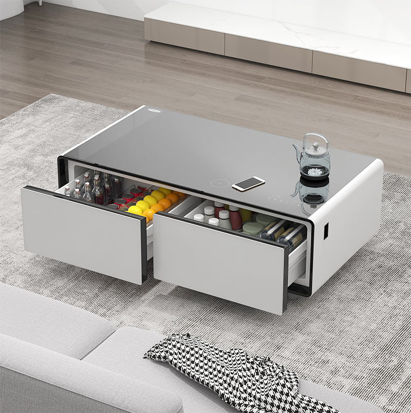 Home Bar And Fridge - Inteligentny stolik kawowy z mini lodówką
