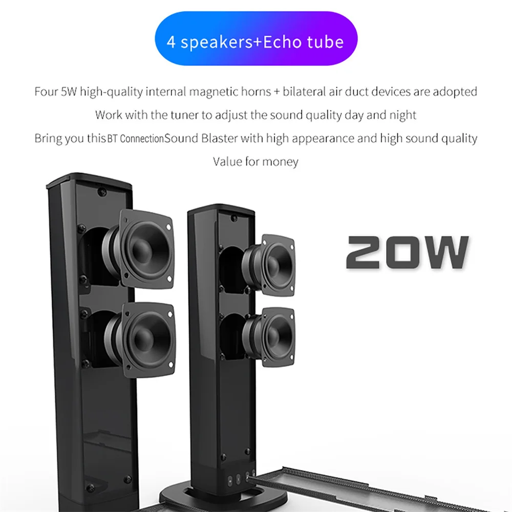 Bezprzewodowy Bluetooth TV Sou – Home Bar And Theater recenzja i cena