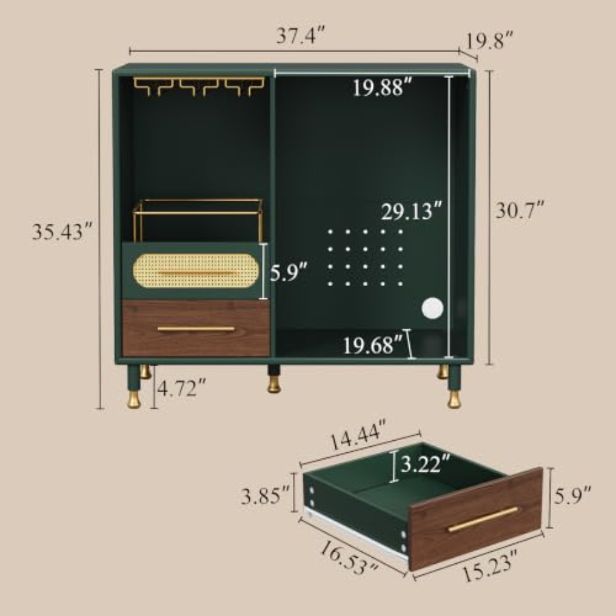 Szafka barowa z miejscem na mi – Home Bar And Fridge recenzja i cena