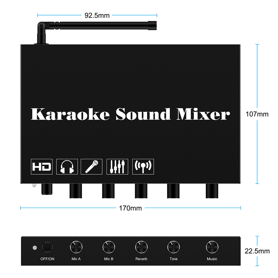 Mikser Karaoke HDMI Bezprzewod – Home Bar And Theater recenzja i cena