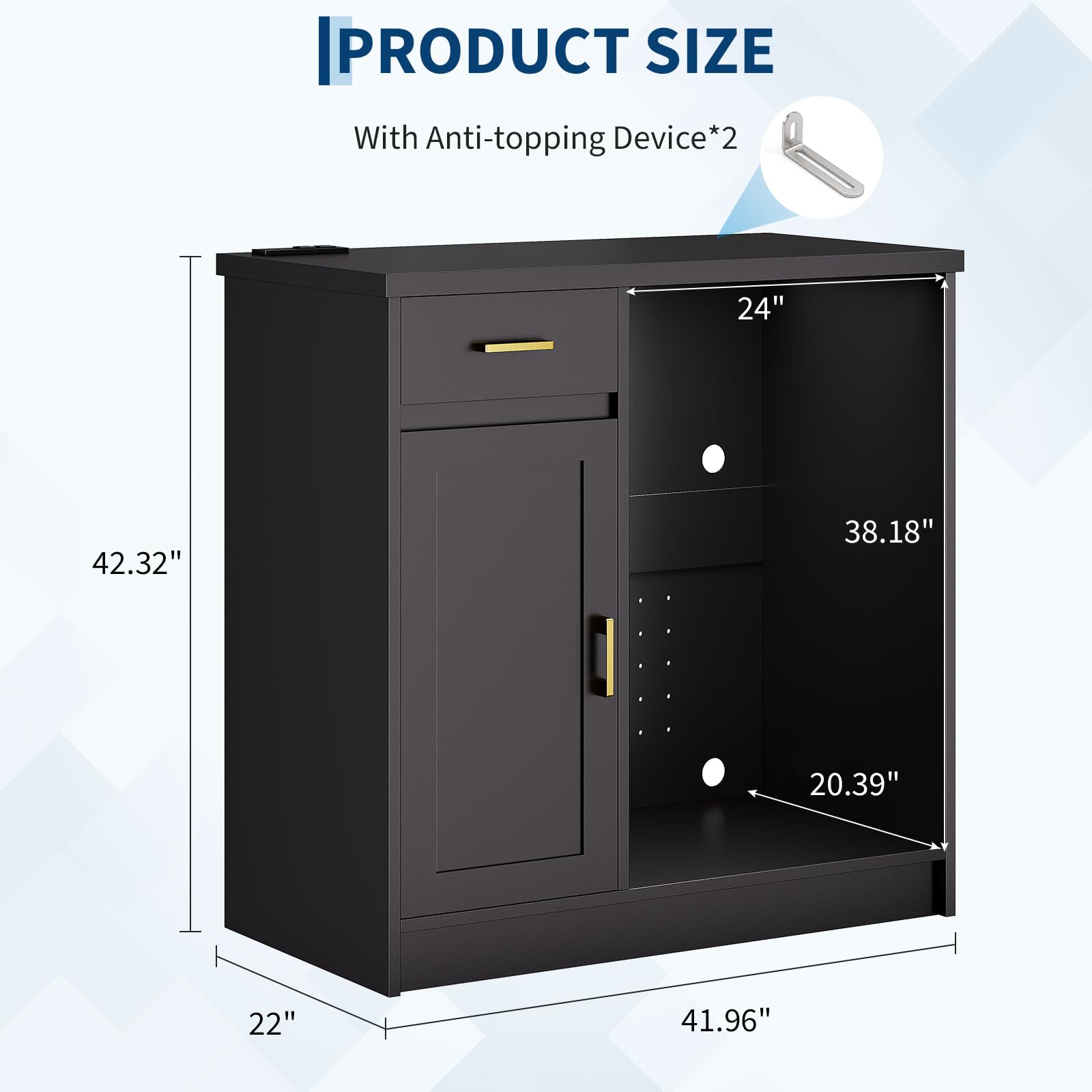 Szafka barowa w stylu farmhous – Home Bar And Fridge recenzja i cena