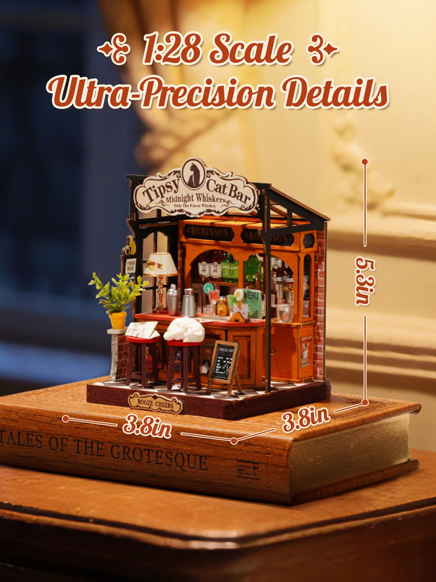 Rolife DIY Miniaturowy Domek d – Home Bar Set recenzja i cena