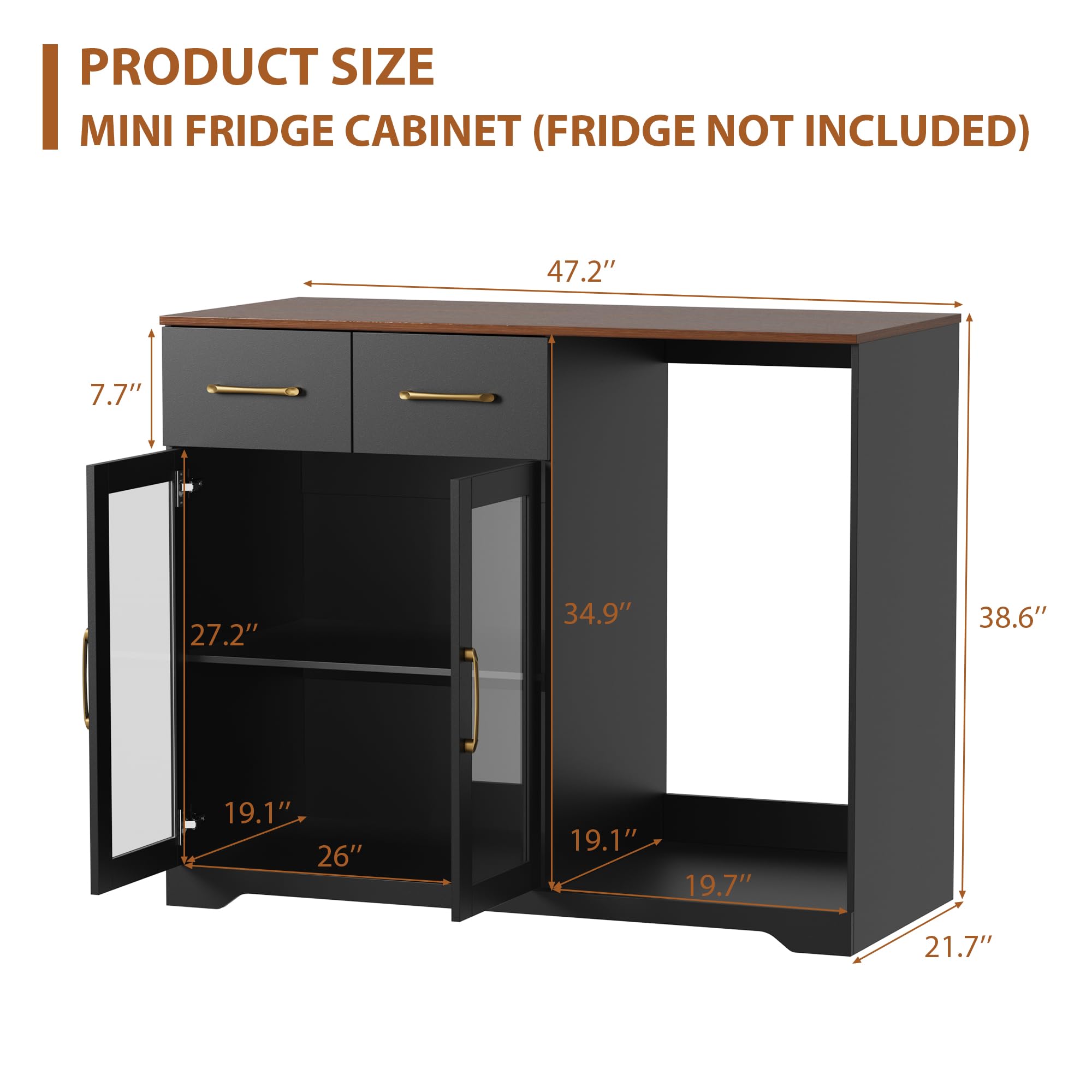 Szafka barowa z miejscem na mi – Home Bar And Fridge recenzja i cena