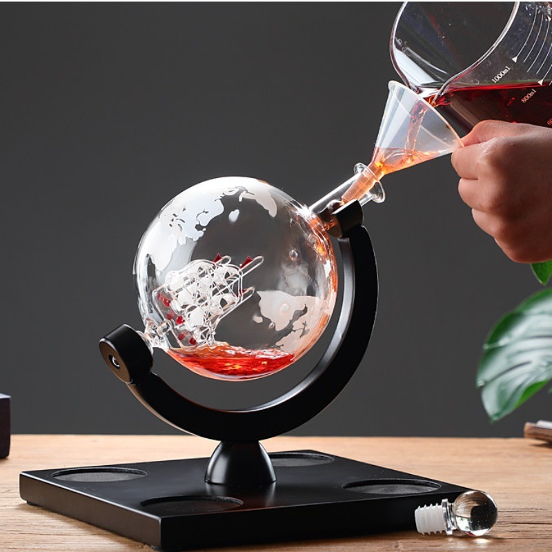 Dekoracyjny zestaw karafki do  – Home Bar Set recenzja i cena