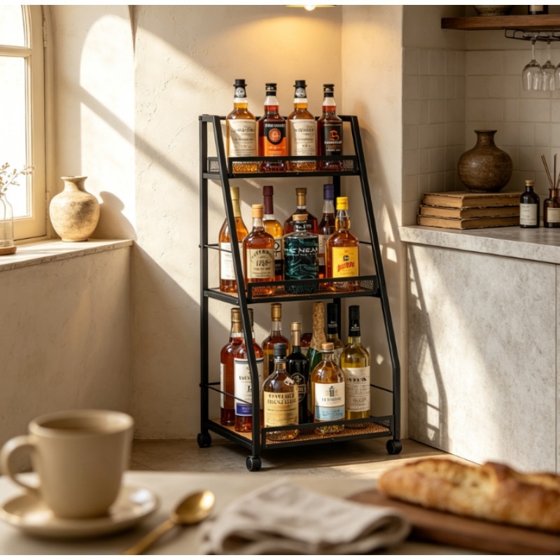 3-poziomowy regał na wino w ks – Home Bar Shelf recenzja i cena