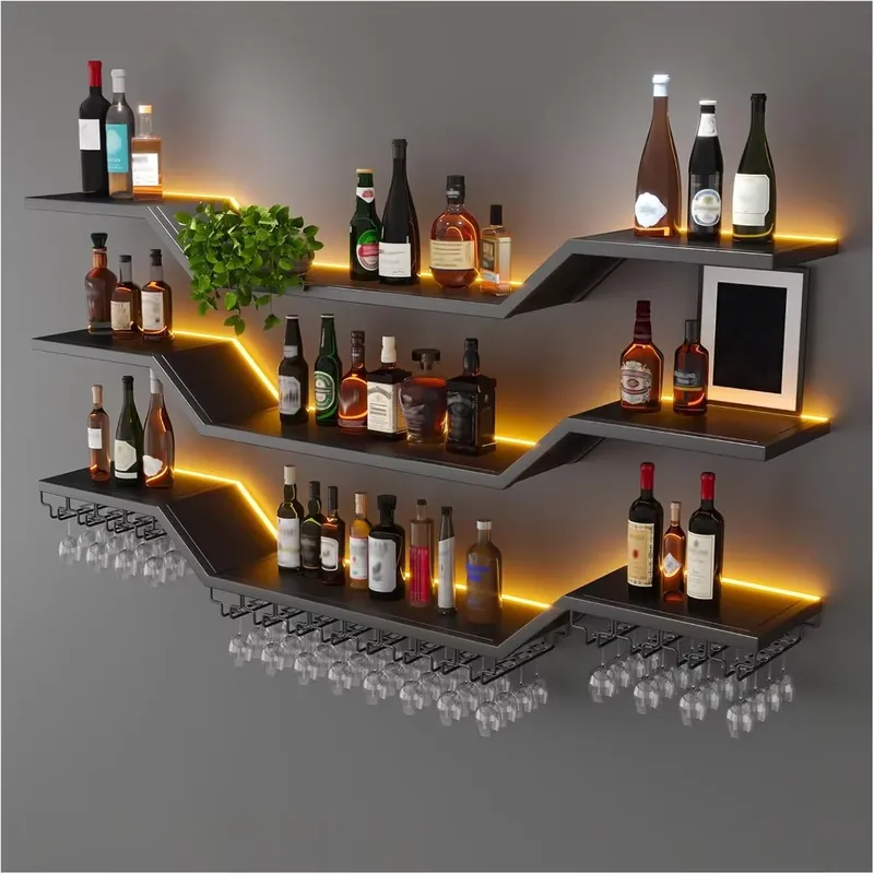 Półka na wino LED do montażu n – Home Bar Shelf recenzja i cena
