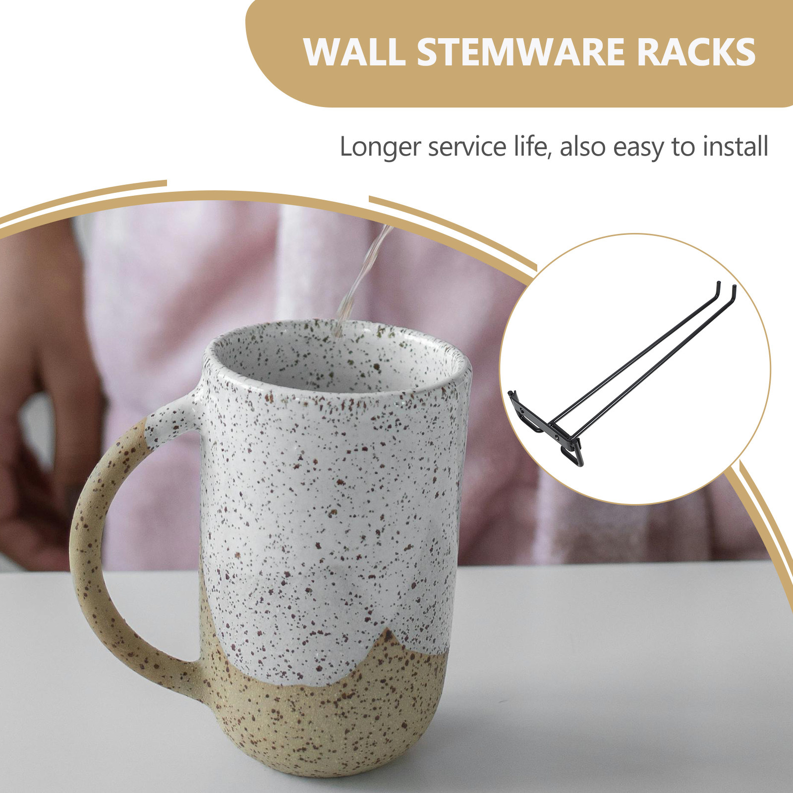 Uchwyty na kieliszki do wina w – Home Bar Shelf recenzja i cena